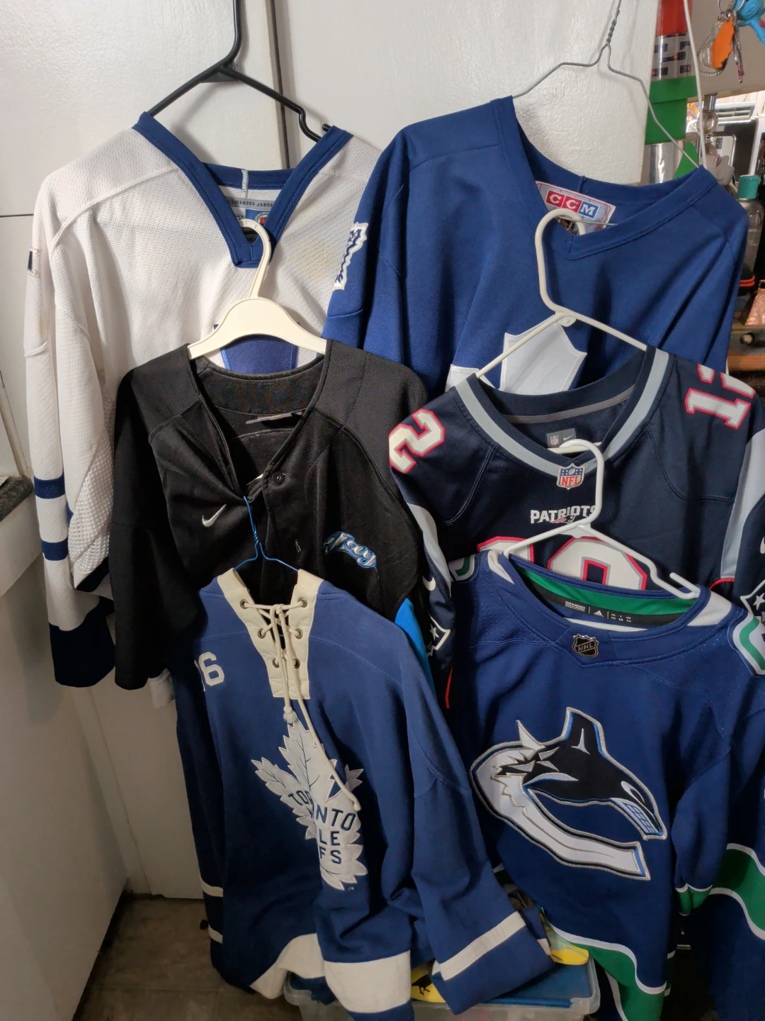 Assorted Professional Sports Jerseys