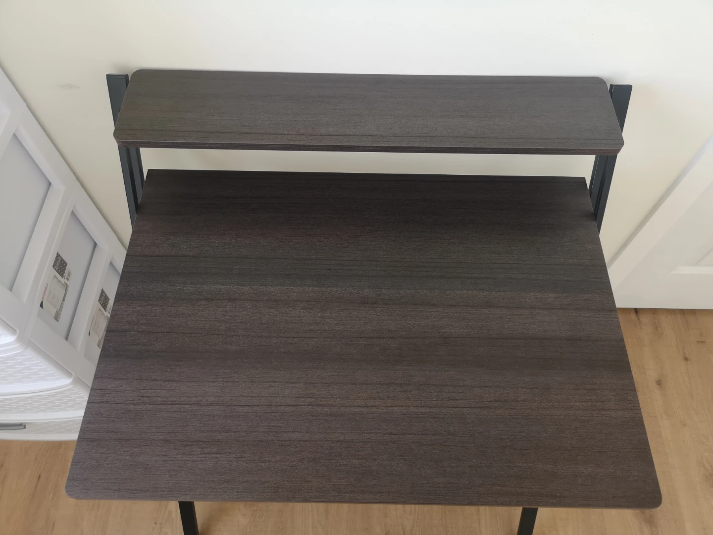 Folding Desk with Top Shelf - photo 2