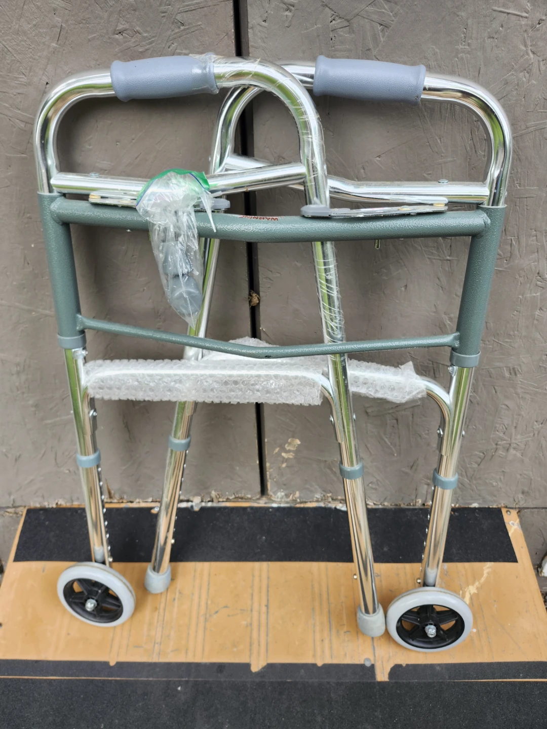 Folding Walker with Wheels (almost new) - photo 4