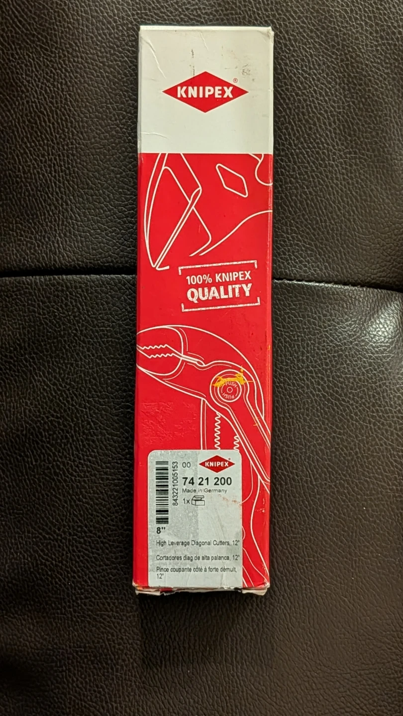 KNIPEX High Leverage Diagonal Cutters, 8" - photo 2