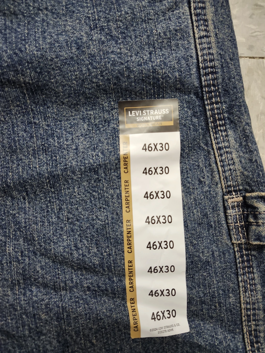 Levi Strauss Signature Carpenter Jeans 46x30 - photo 2