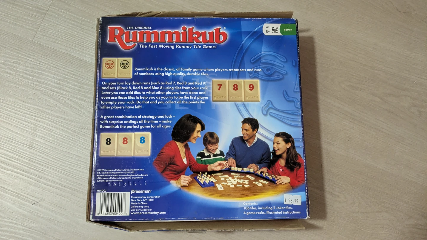 The Original Rummikub Board Game - photo 2