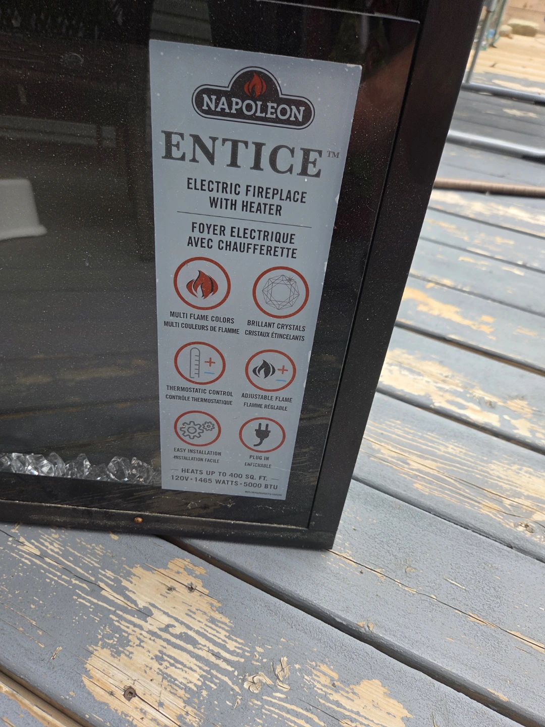 Napoleon Entice 50 inch Electric Fireplace - photo 3