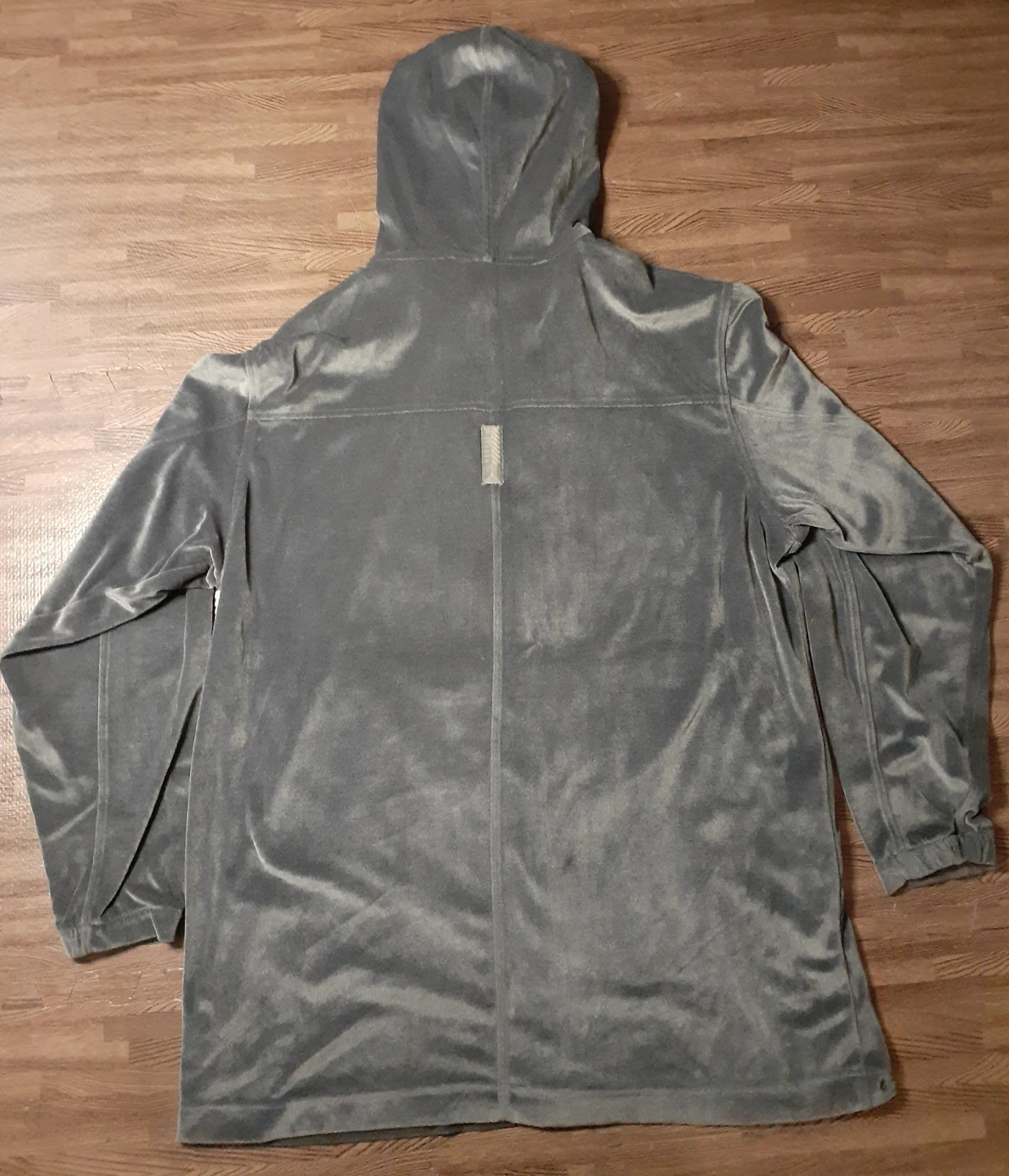 Jordan Velour Zip-Up Hoodie Grey XL VINTAGE  Y2K - photo 2