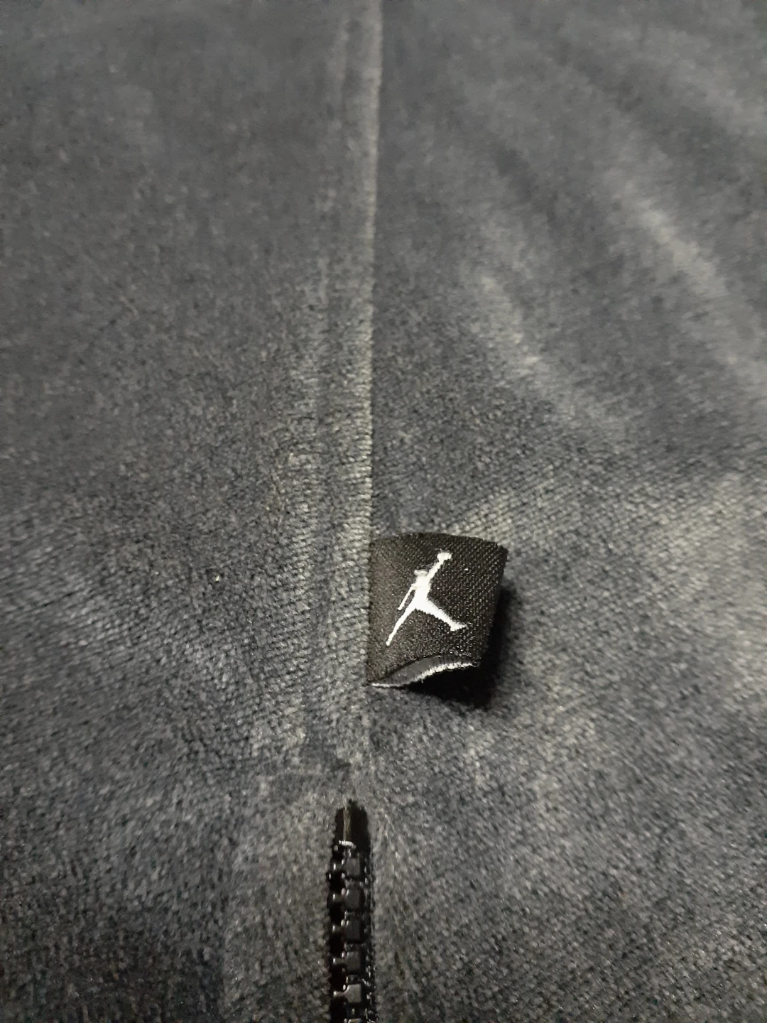 Jordan Velour Zip-Up Hoodie Grey XL VINTAGE  Y2K - photo 4
