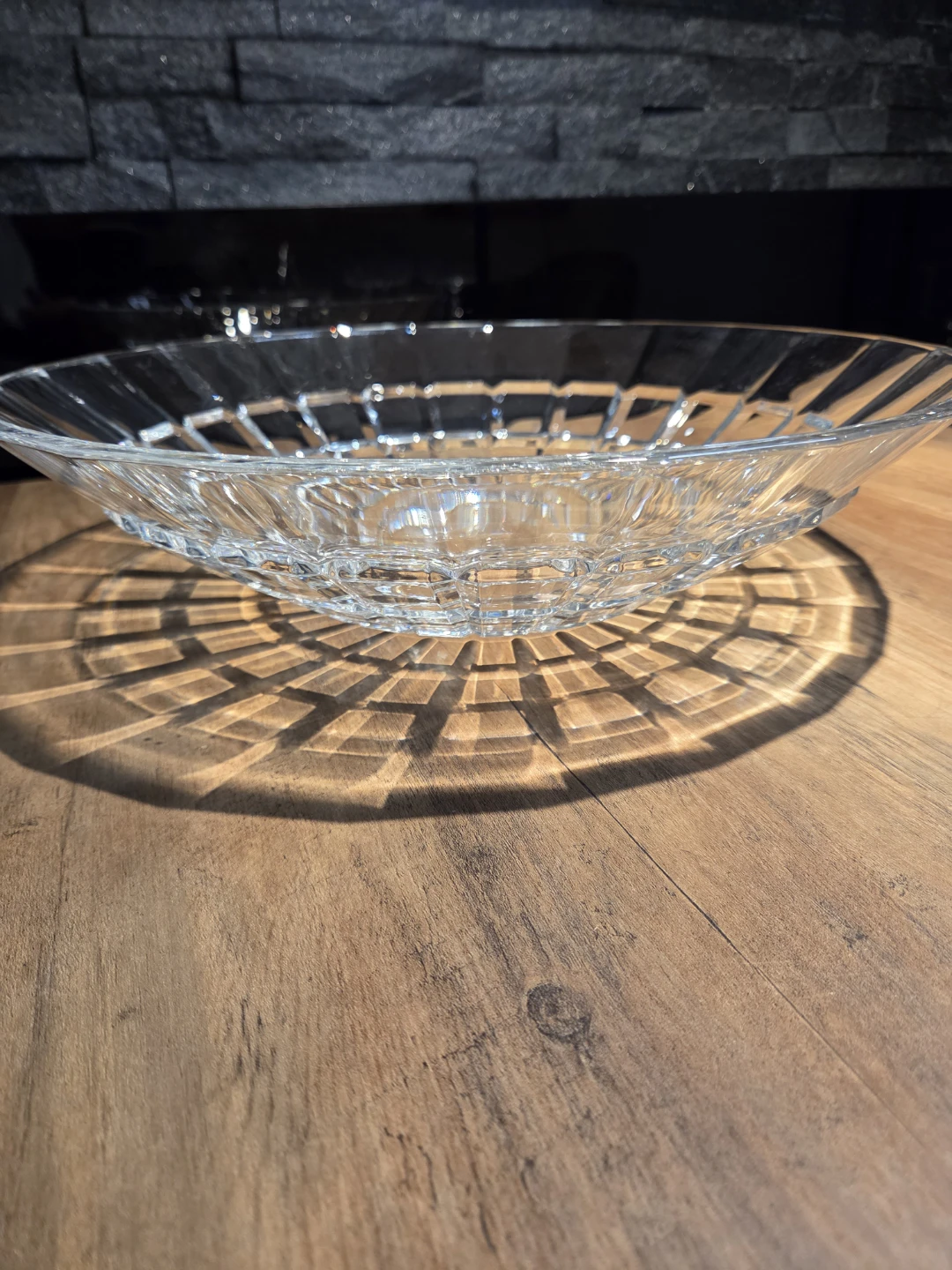 Large Vintage Glass Centerpiece Bowl - photo 3
