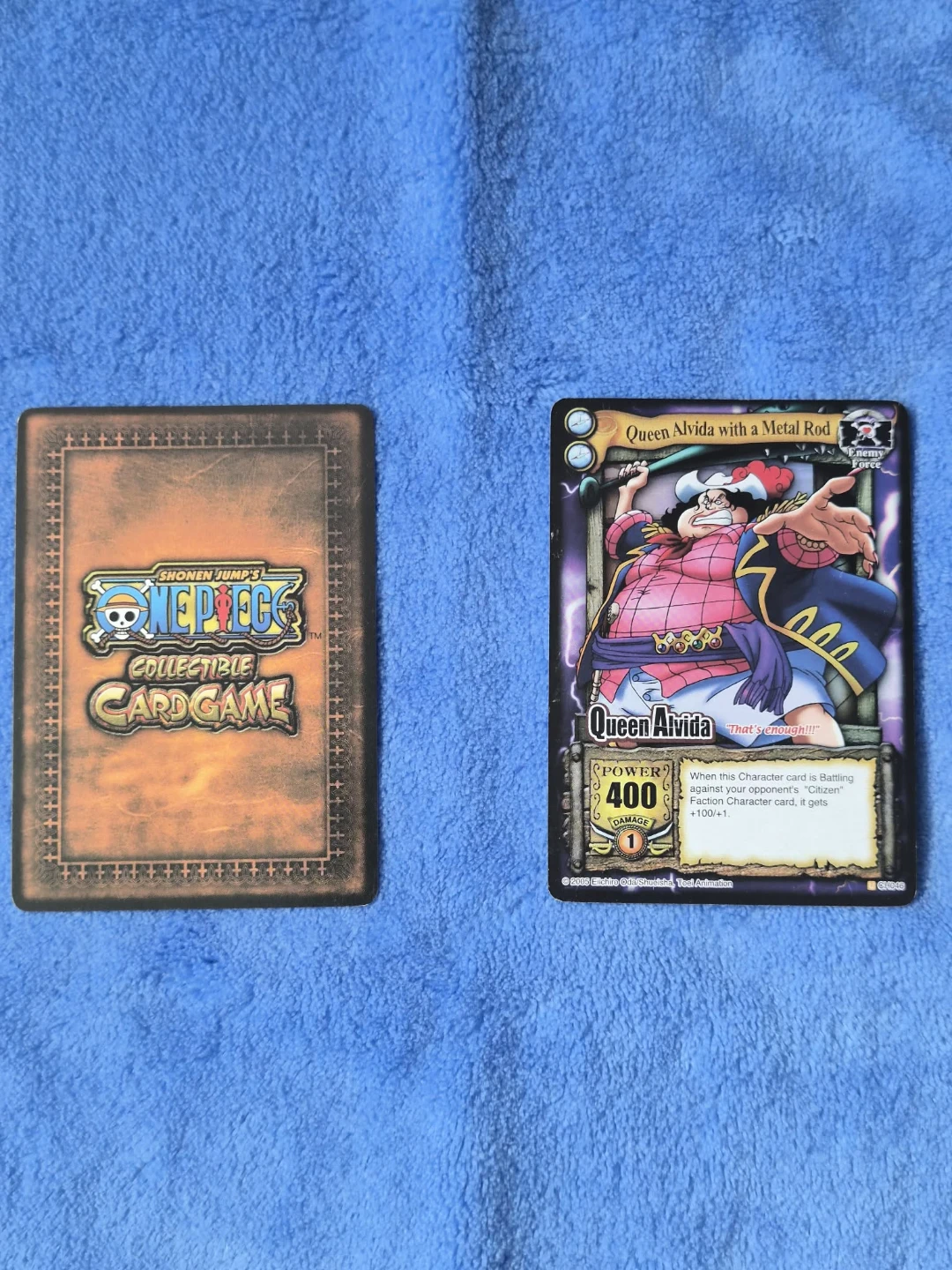 Read Bio | Old One Piece Cards - Queen Alvida (Holo & Regular) - photo 2