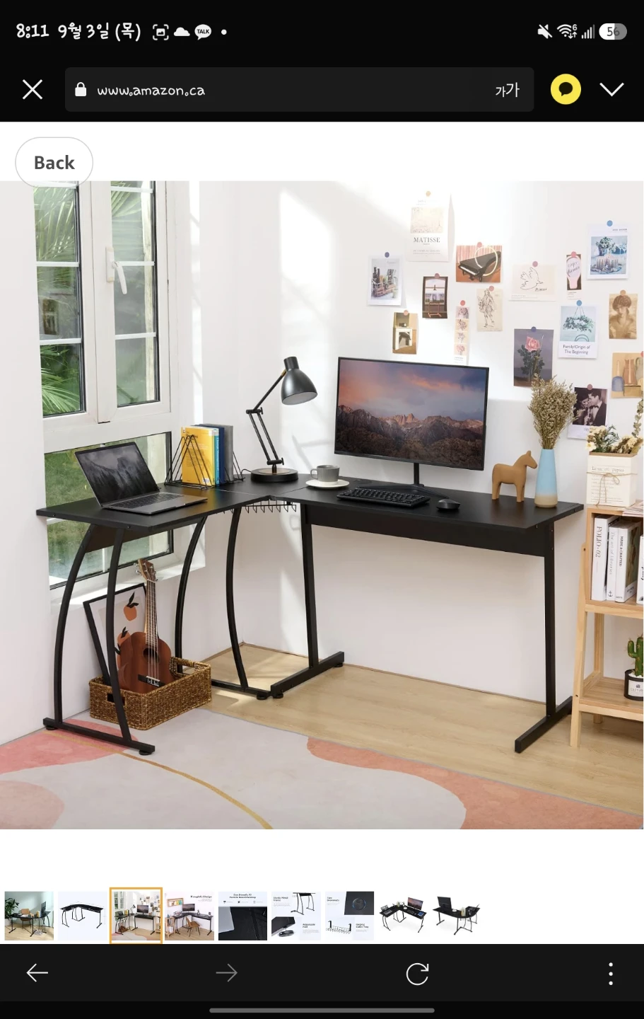 L Shape desk for home/office - photo 3