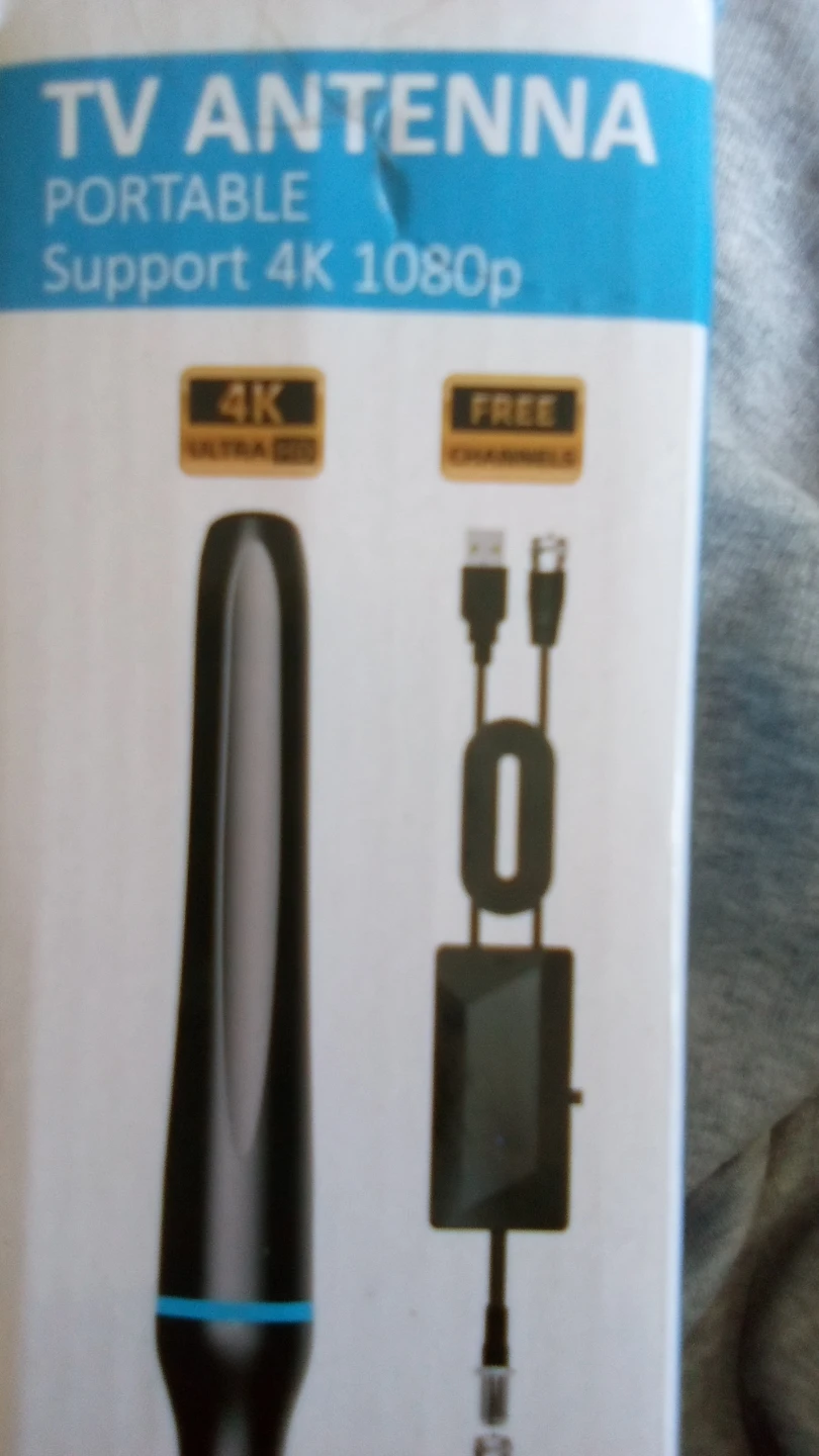 Indoor & Outdoor HDTV TV Antenna - Portable, Support 4K 1080p - photo 5
