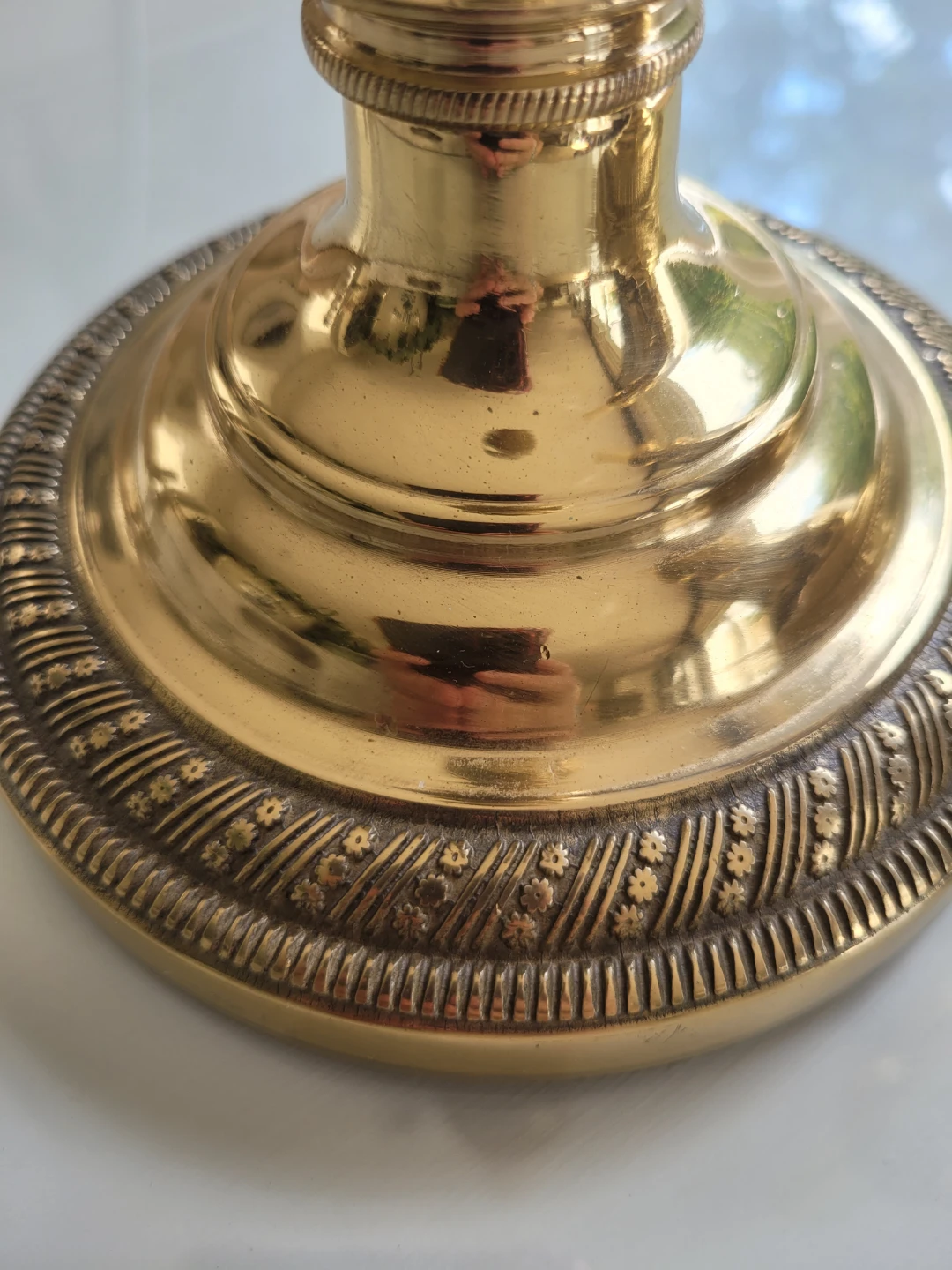 Set of Two Vintage Brass Candlesticks - photo 5