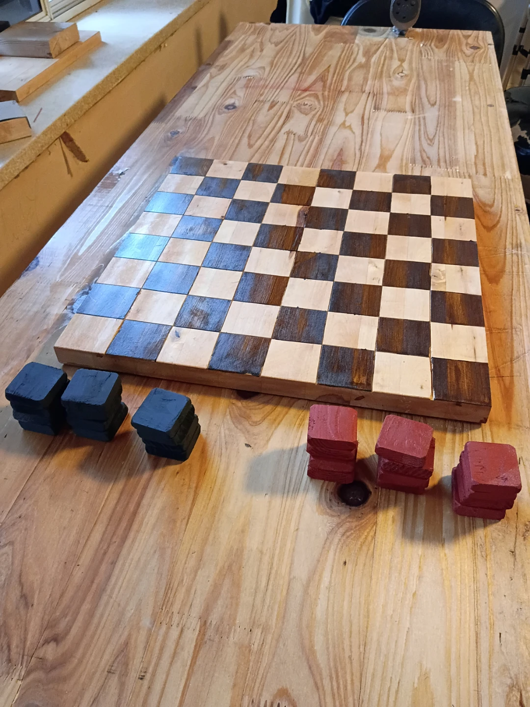 Handmade checker board - photo 4