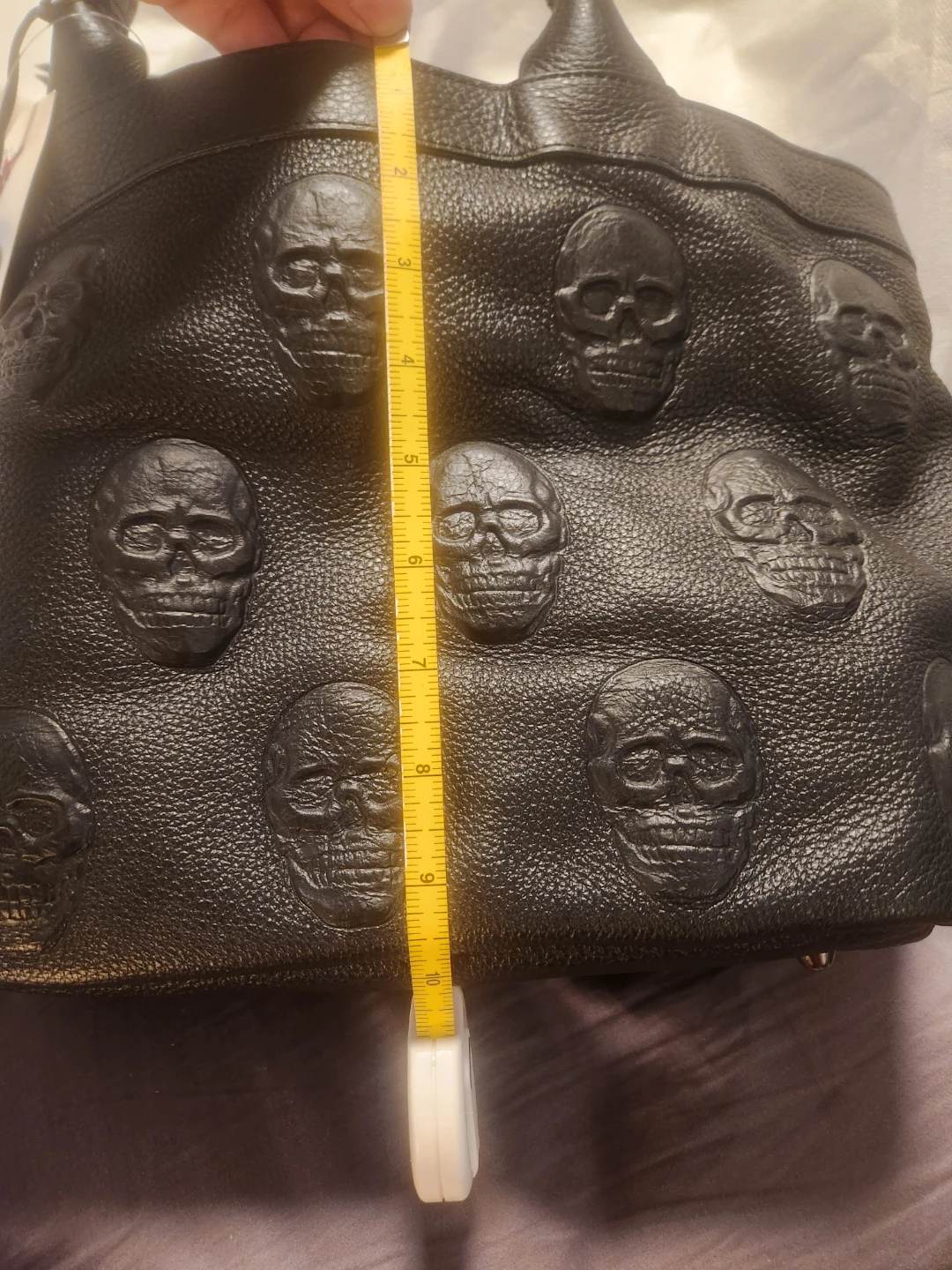 Io Pelle Skull Pattern Tote Bag - photo 5