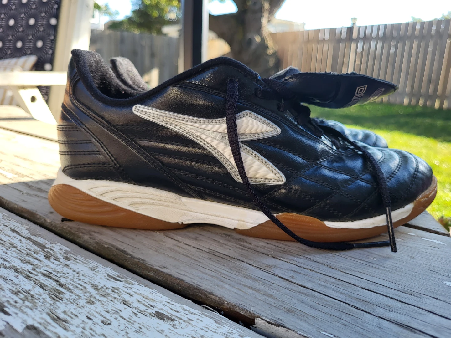 Diadora indoor soccer shoes black 🏈 - photo 4