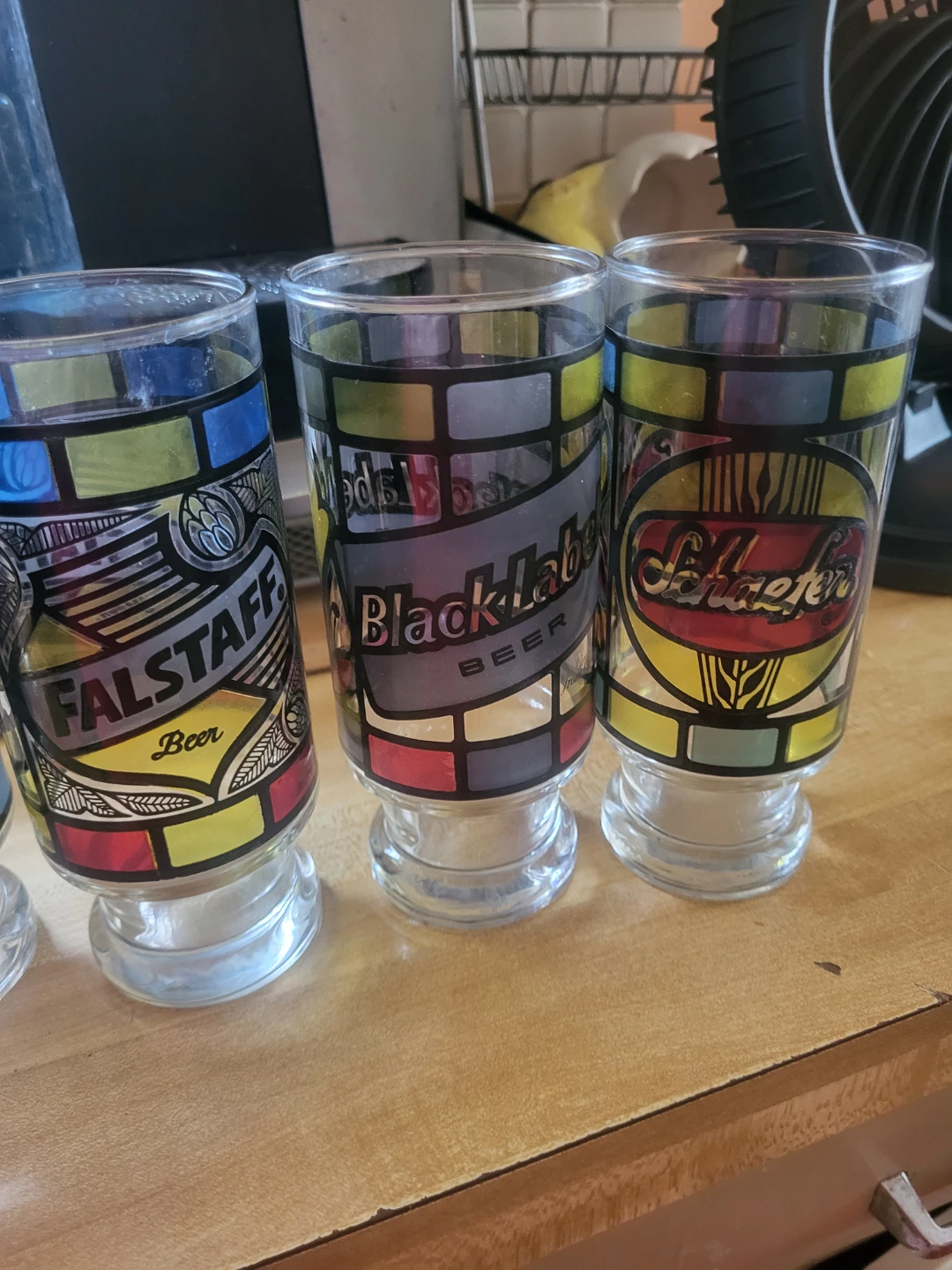Vintage Assorted Beer glasses