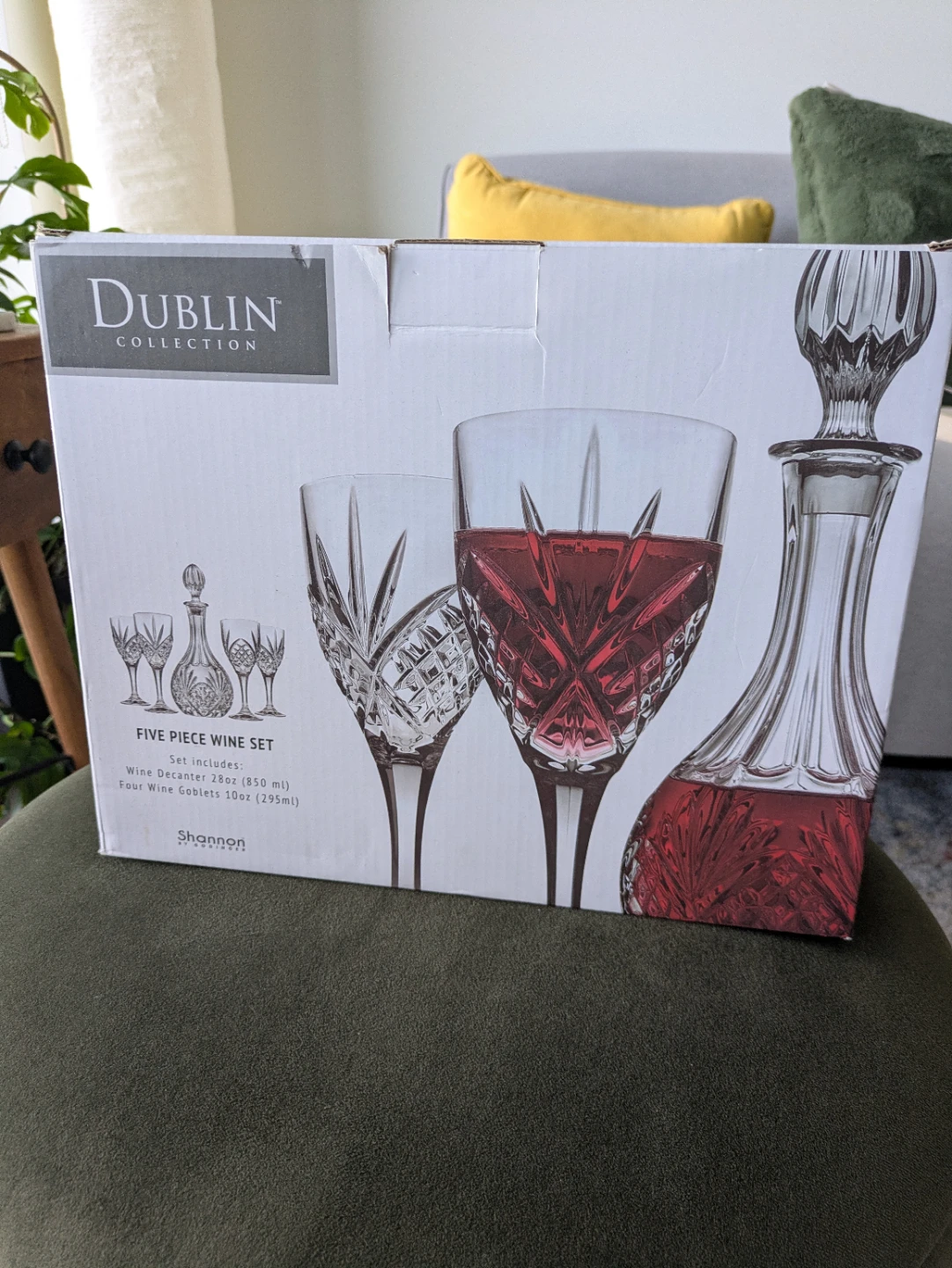 Dublin Collection 5-Piece Wine Decanter & Glassware Set - photo 3