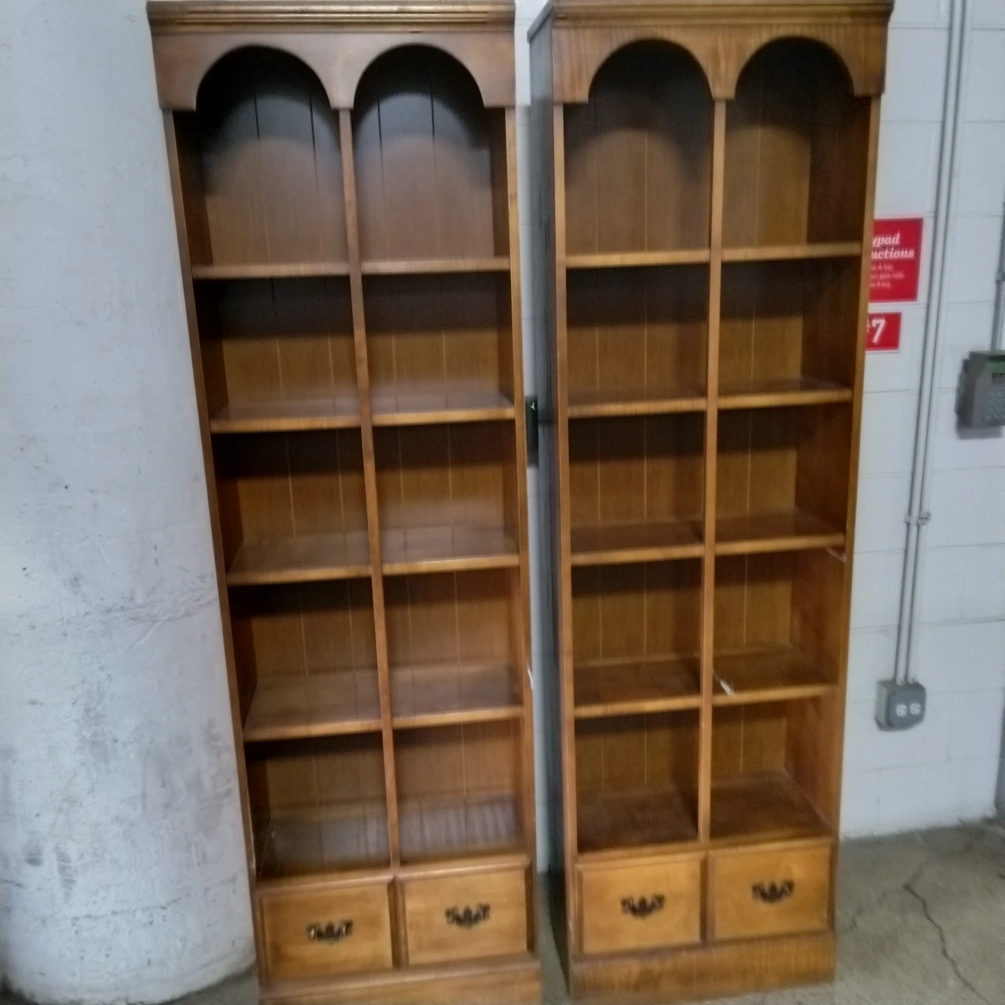 2 6 feet tall by 23 inch w solid wood - photo 4