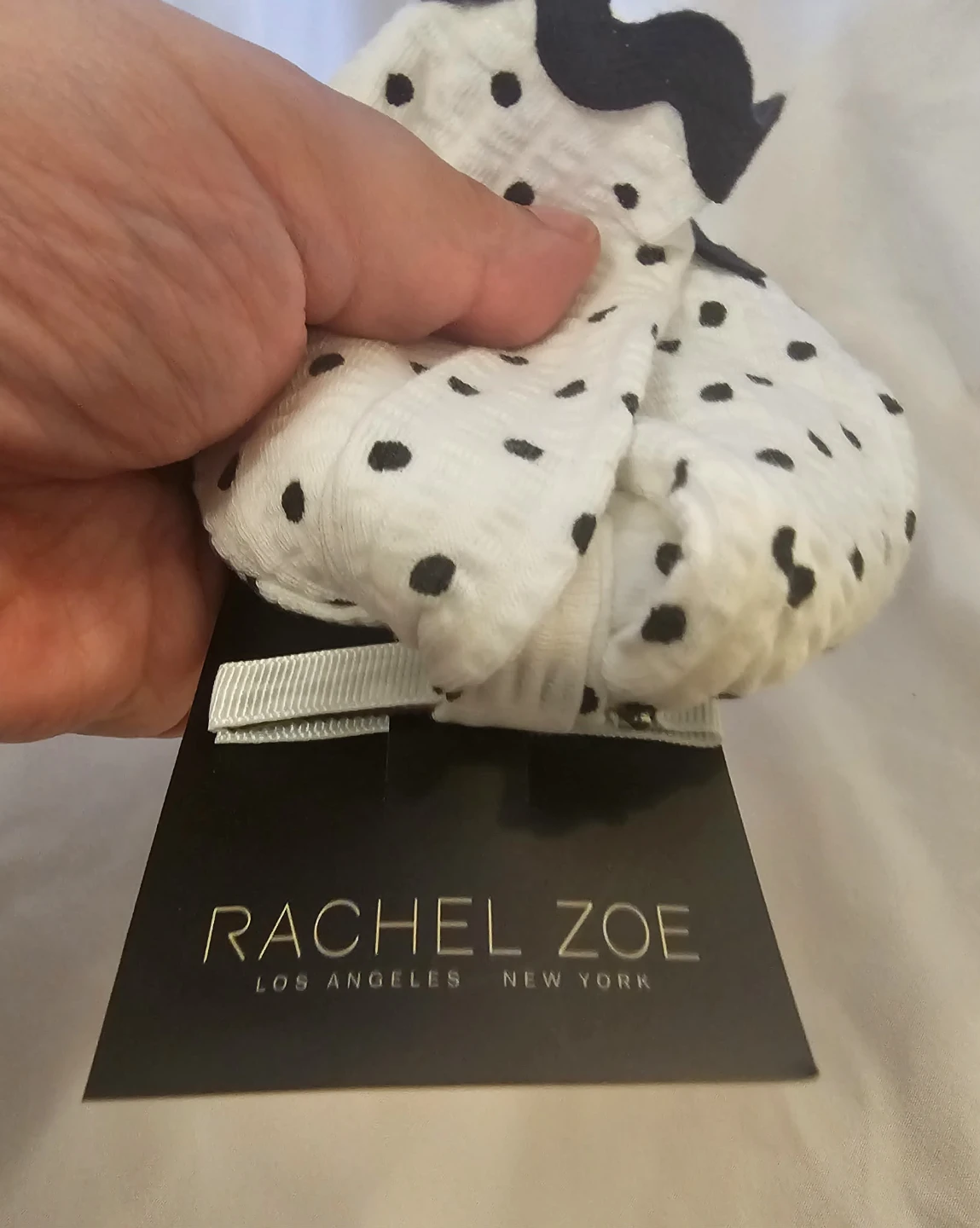 White and Black Rachel Zoe Girl's Toddler Bow Hair Clip - photo 5