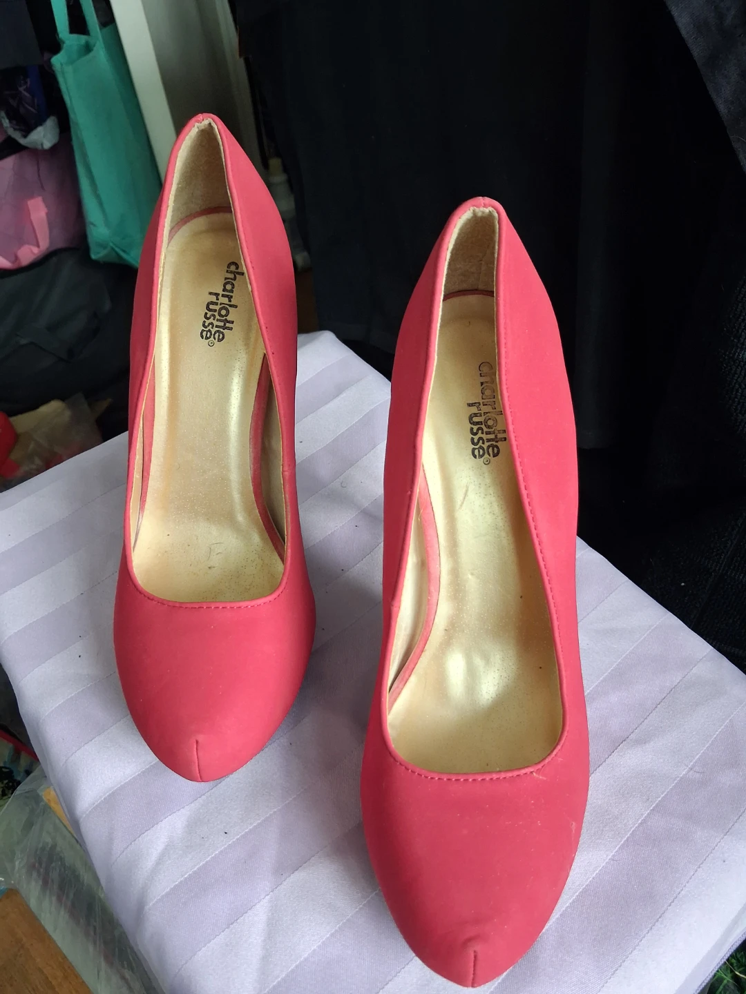 Charlotte Russe Red High Heels - photo 2