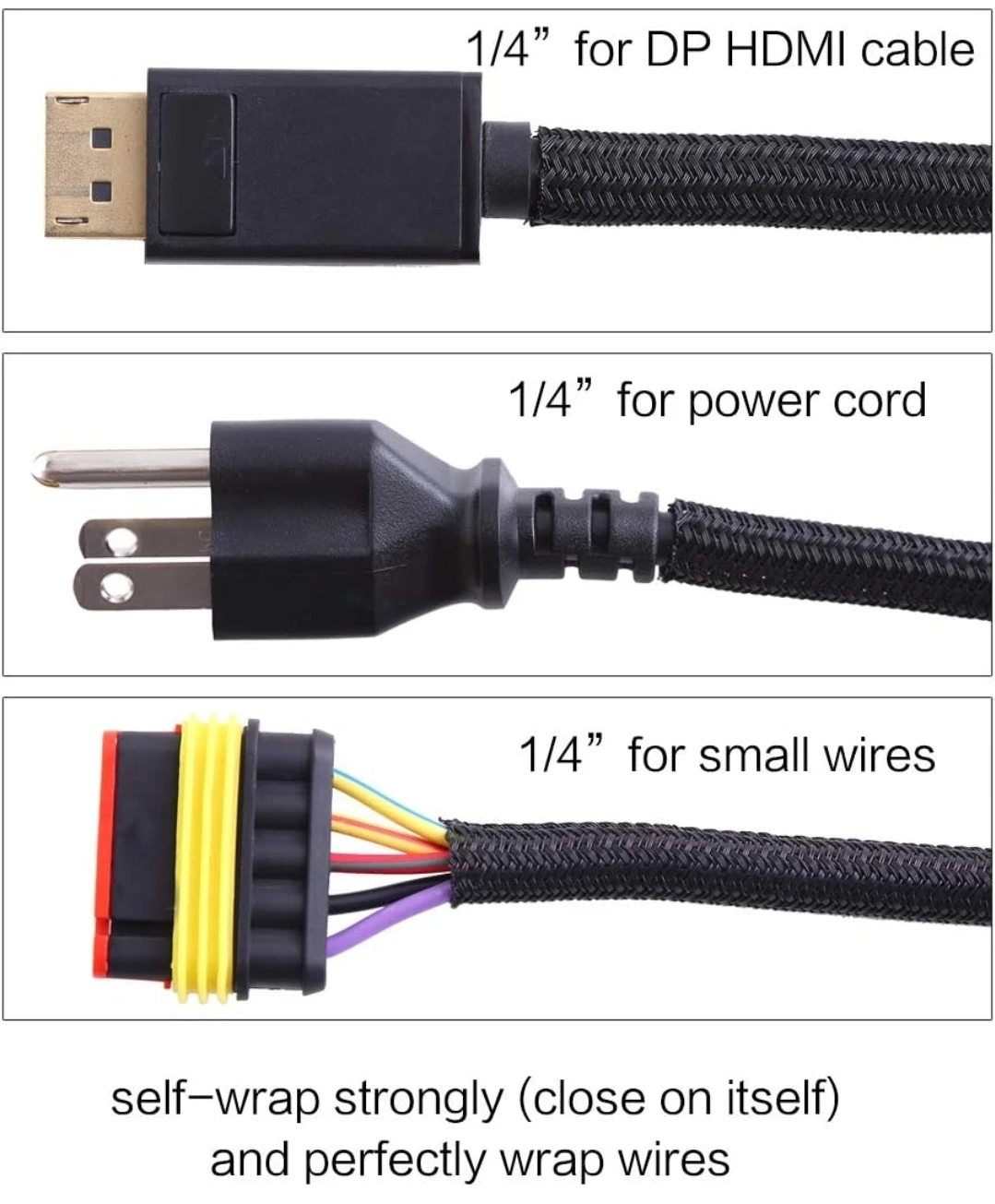 25ft Cord Protector Cable Sleeve - photo 3