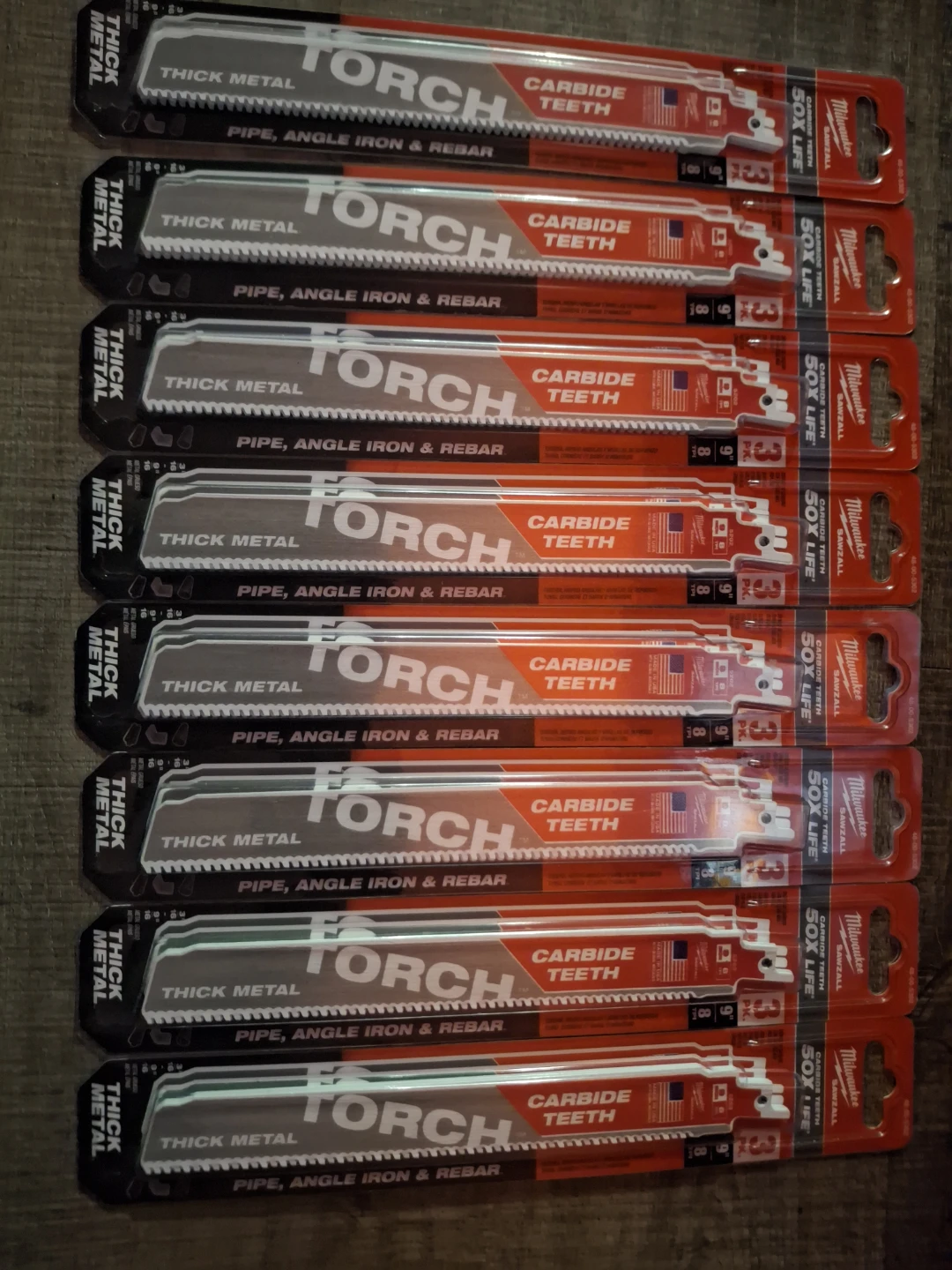 Torch blades