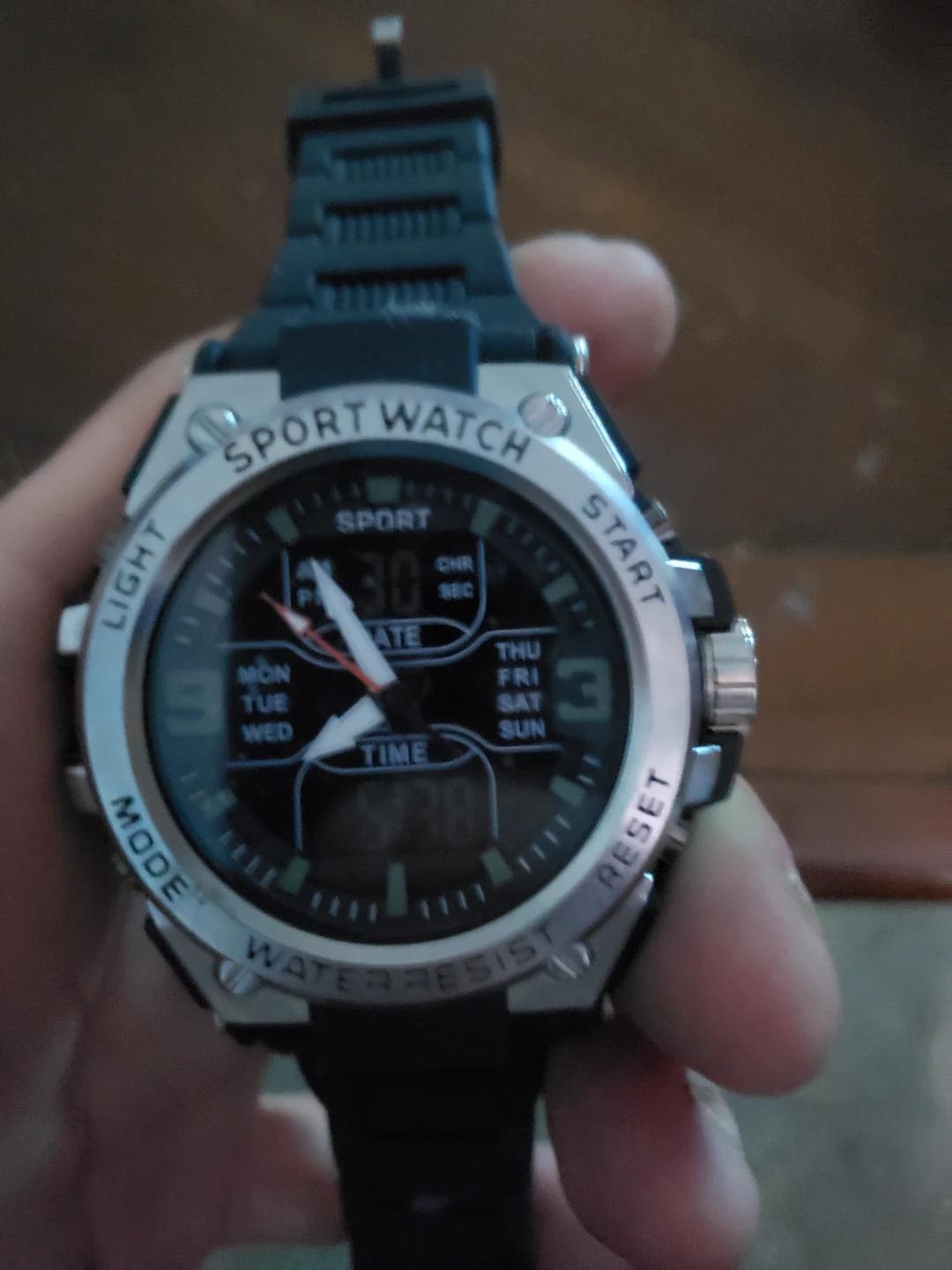Black Sport Watch