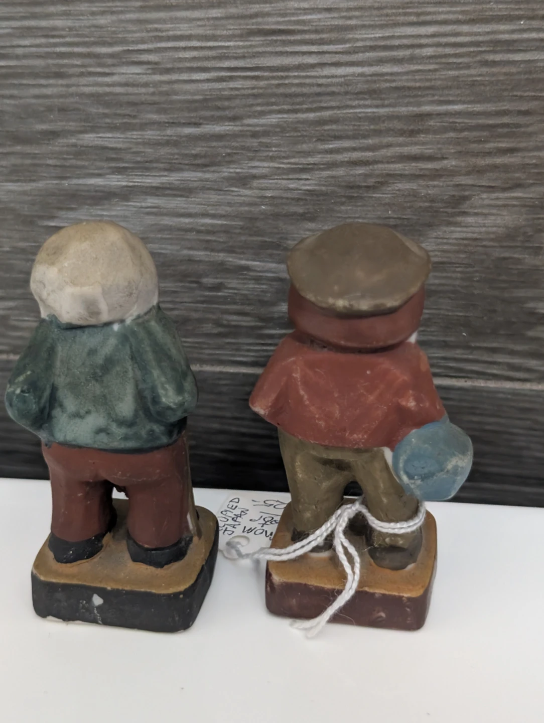 Vintage Occupied Japan Mom & Pop Hand Painted Figurines - photo 2