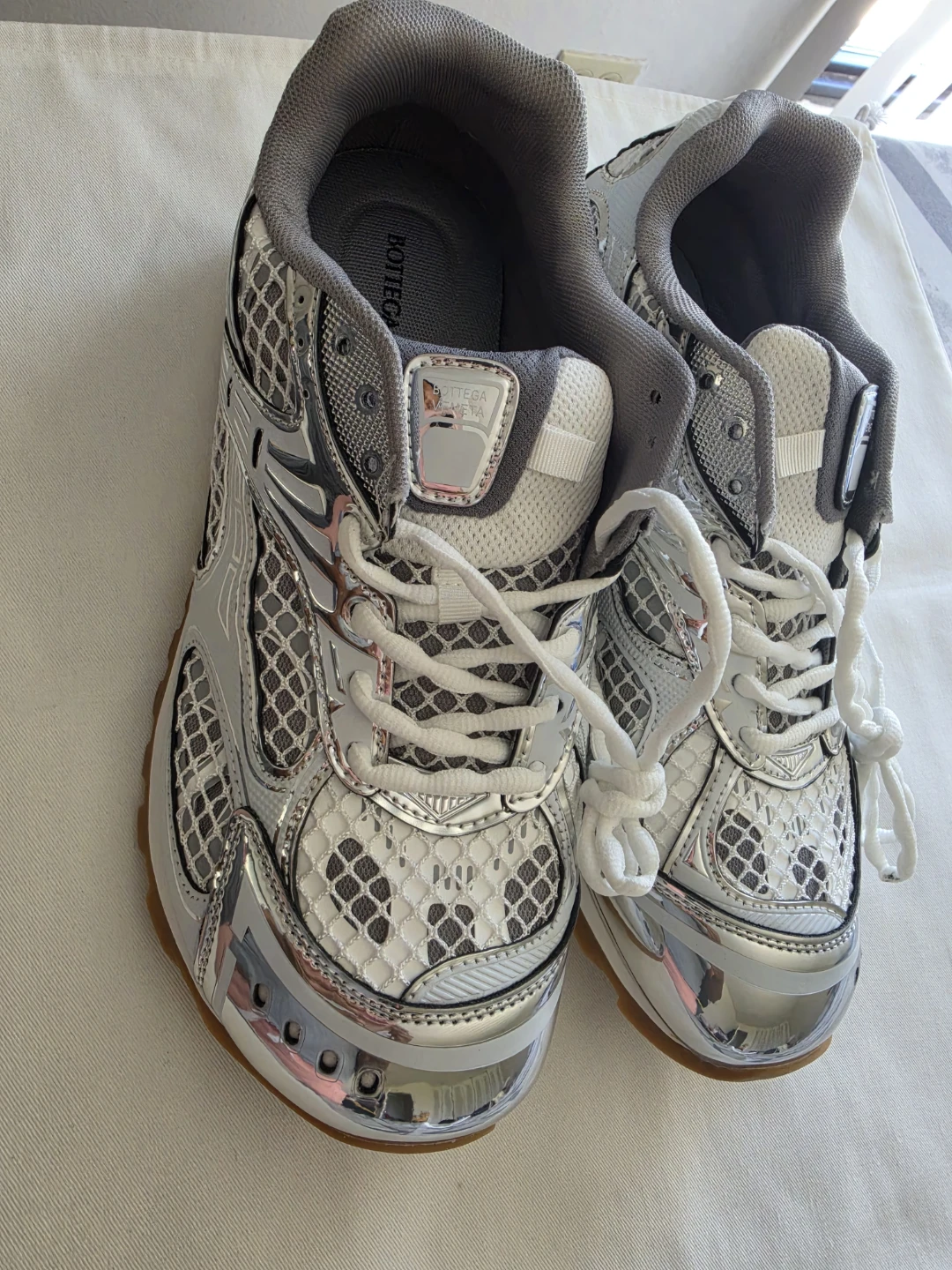 Bottega Veneta Orbit Sneakers White, Size10/ 11 US (44 EU) - photo 2