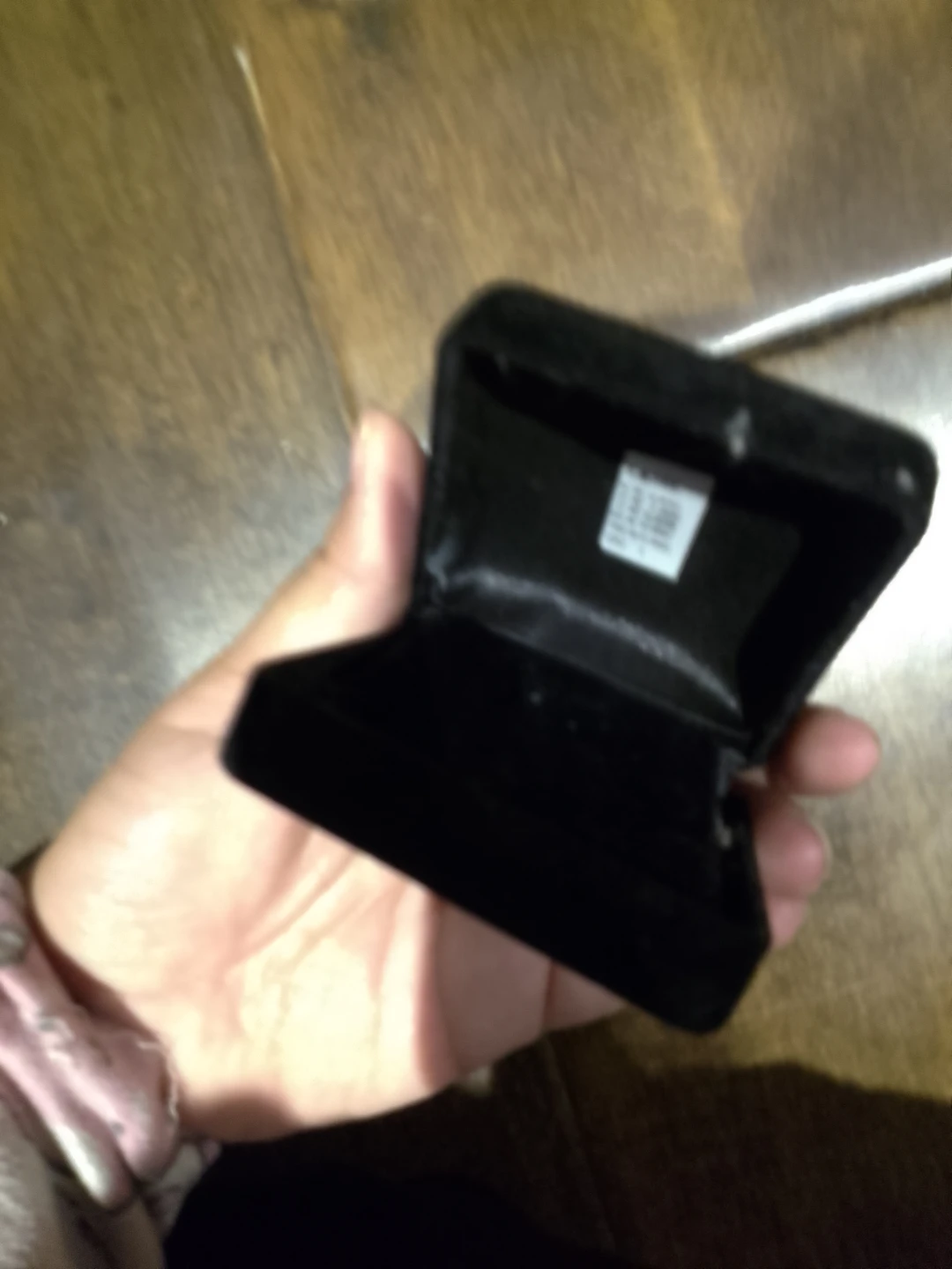 Black Velvet Ring Box 🏈 - photo 2