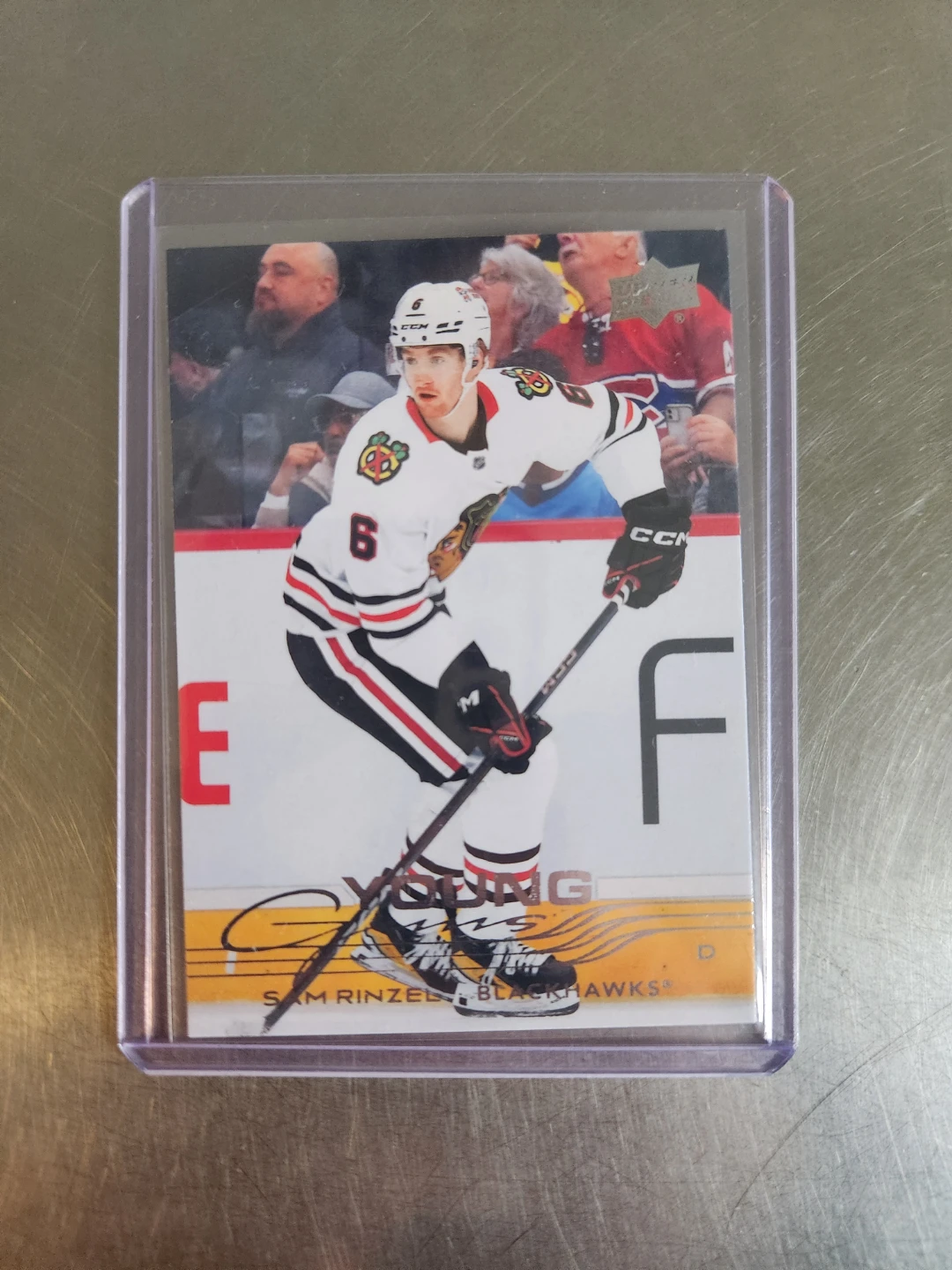 Sam Rinzel 2025-26 Upper Deck Young Guns Hockey Card