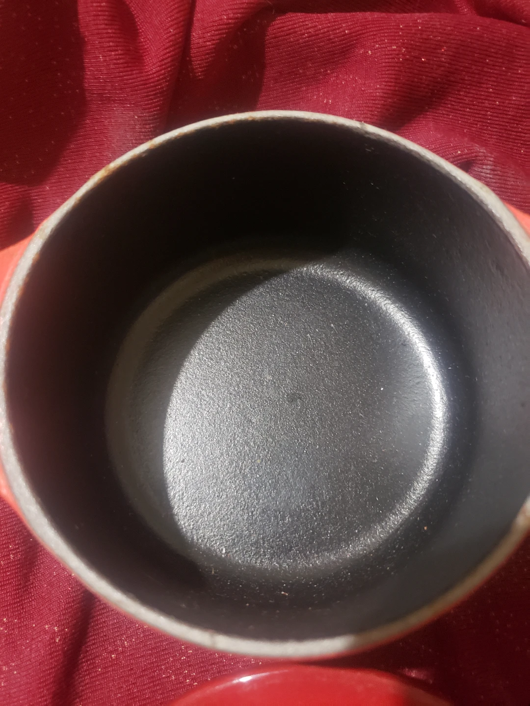Le Creuset Enameled Cast Iron Mini Cocotte Red - photo 3