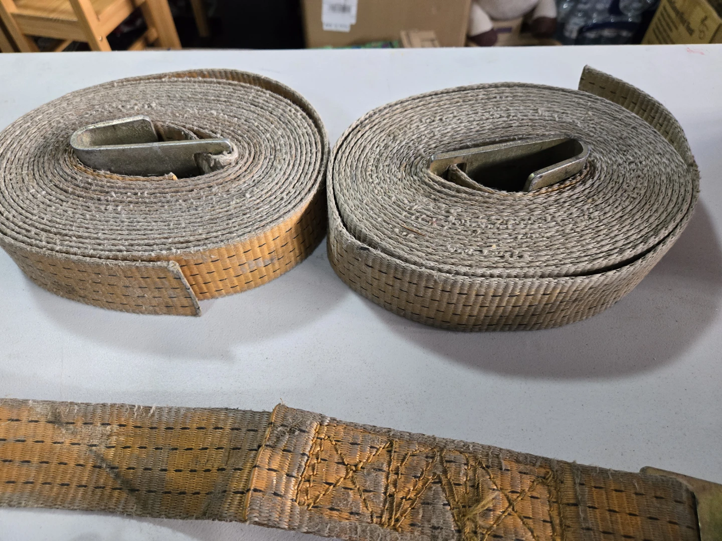 Set of 2 Heavy Duty Ratchet Straps - photo 3
