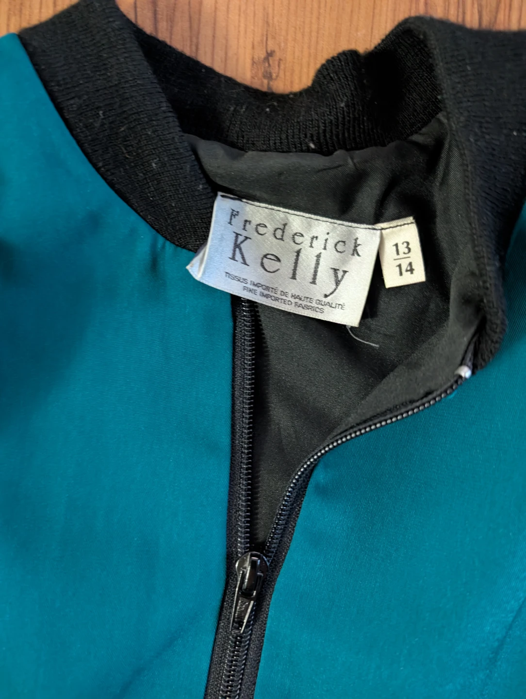 Frederick Kelly Teal Bomber Jacket - photo 2