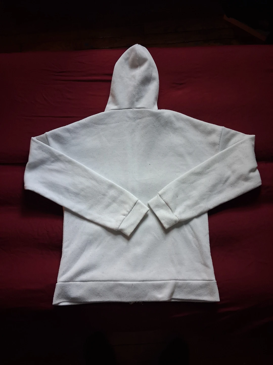 White Zip-Up Hoodie - photo 2