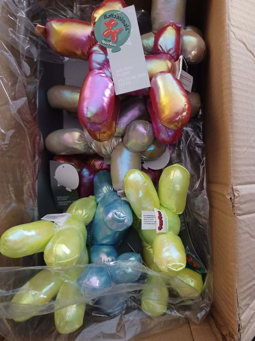 Dan Dee Balloonimals Holiday Plush