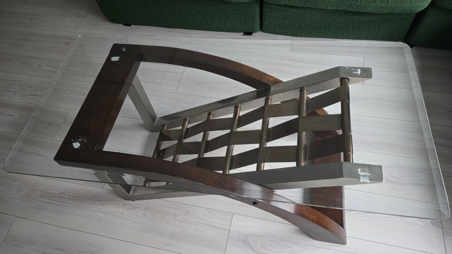 Modern Coffee Table with Glass Top - photo 2