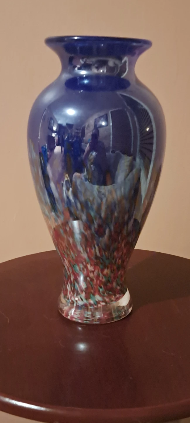 Decorative art glass vase - photo 2