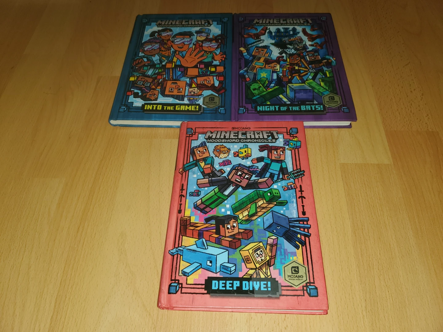 3 Minecraft Woodsword Chronicles Books