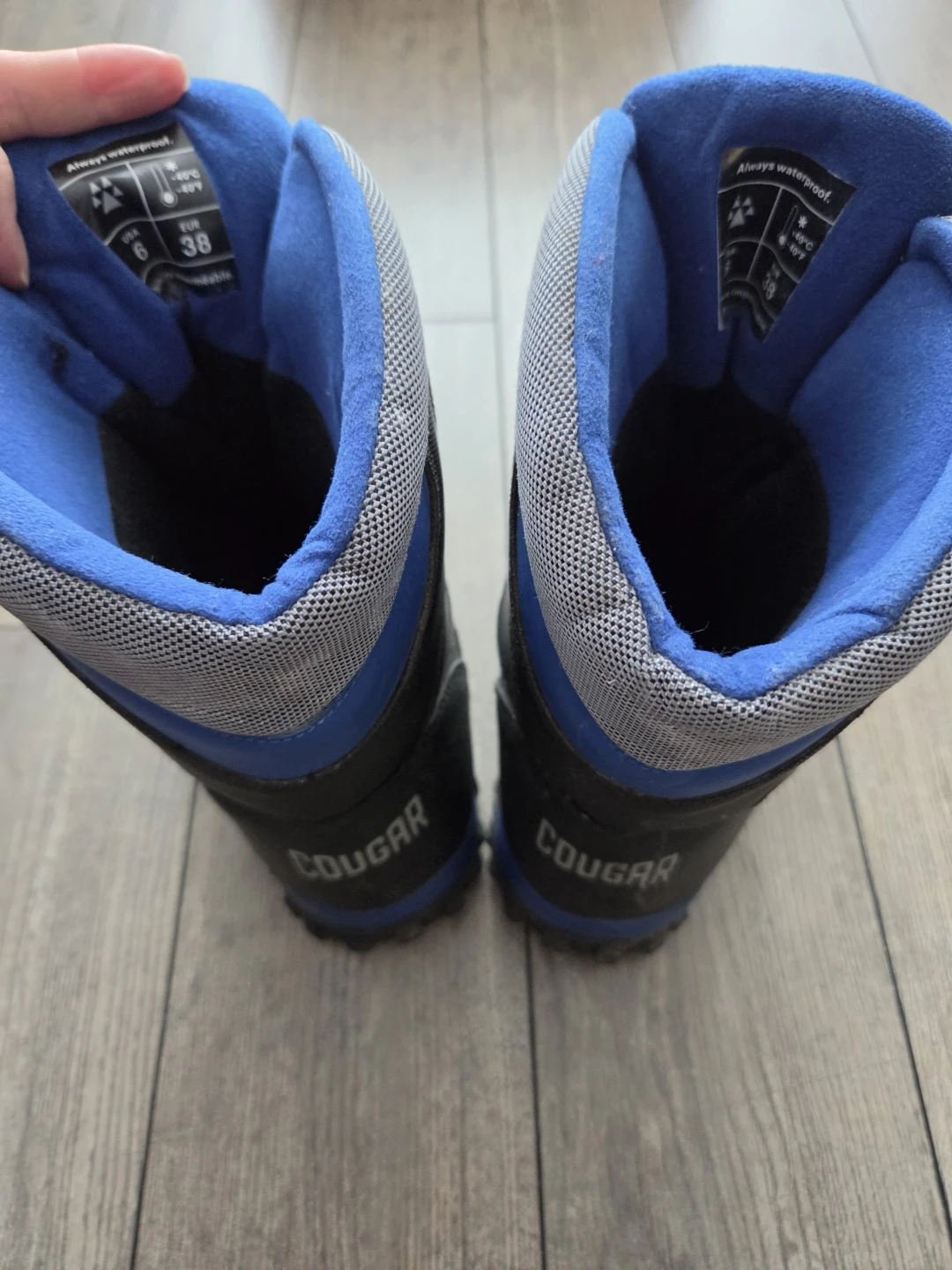 🏈kids junior size US 6 Cougar winter boots - photo 3