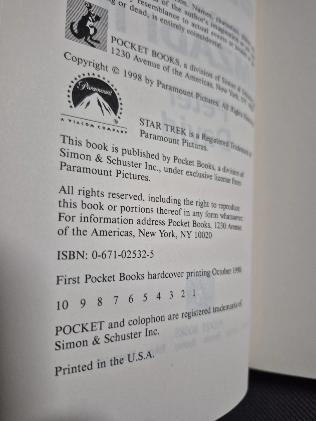 Star Trek: TNG Imzadi 1 & 2 (1st Edition - HC) - photo 5