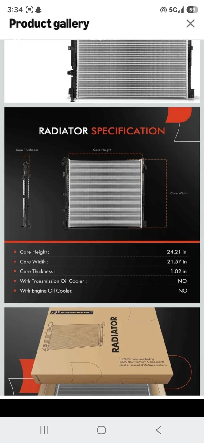A-Premium Car Radiator - photo 3