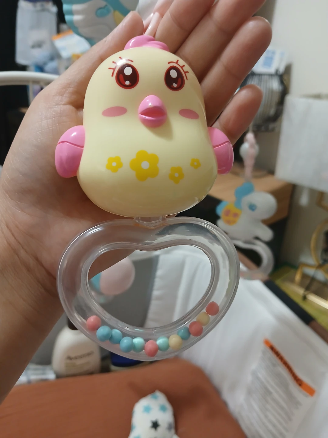 Chick baby rattle toy🏈