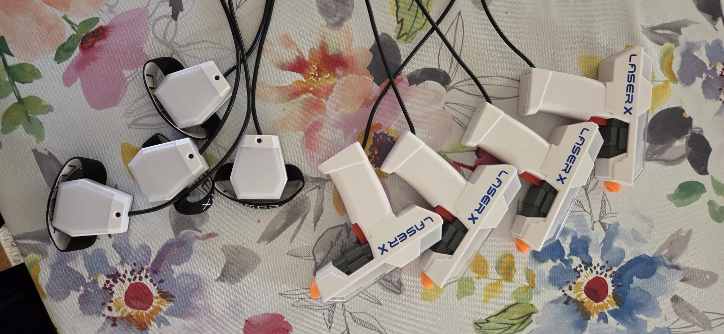Laser X Tag Set of 4 blasters