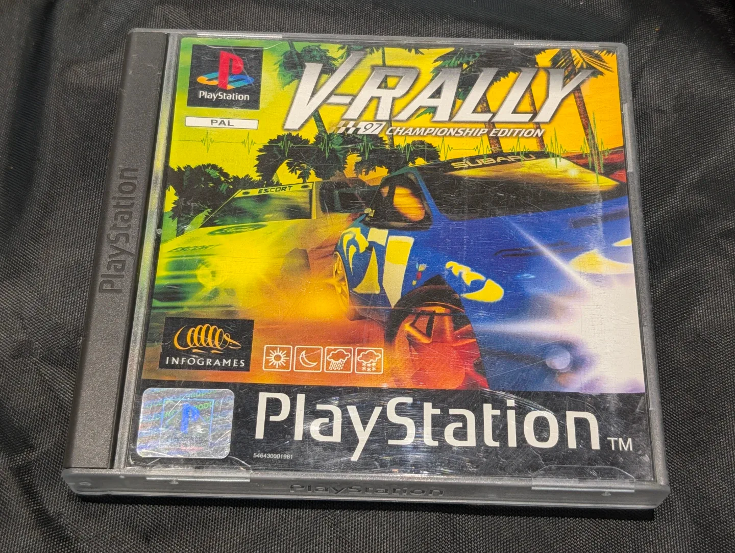 V-Rally 97 PS1 PAL game
