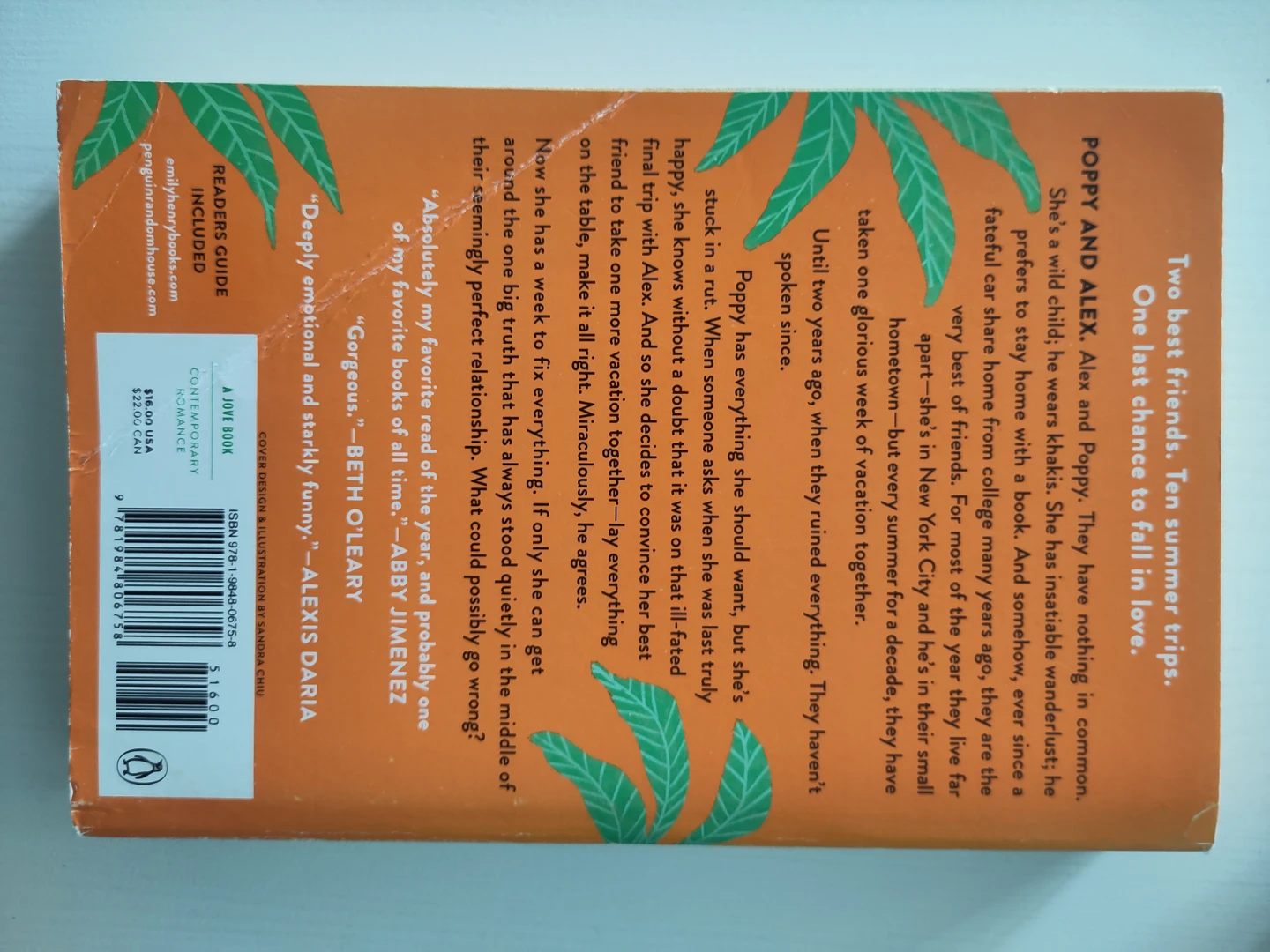 People We Meet on Vacation by Emily Henry Novel - photo 2