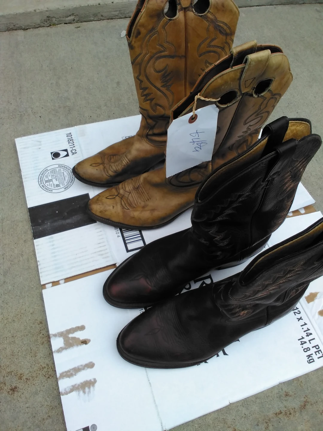 Cowboy Boots X 2 Men's Size 11