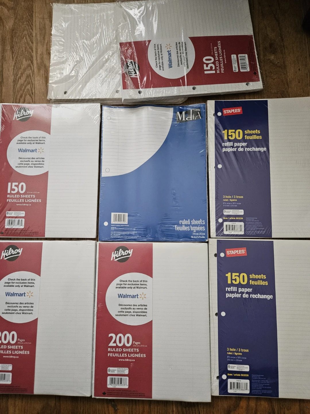 Line Paper Packs