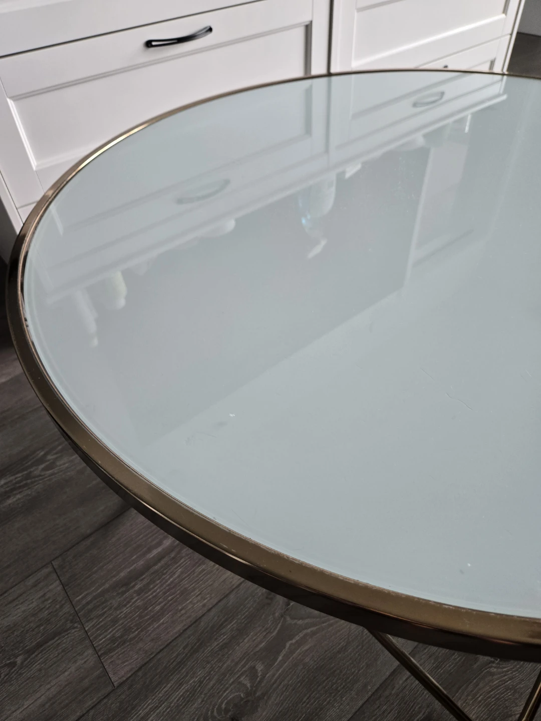 Gold Glass Coffee Table - photo 5