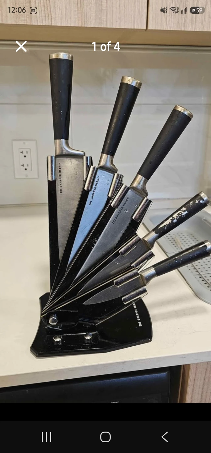 The Sharper Image Knife Set