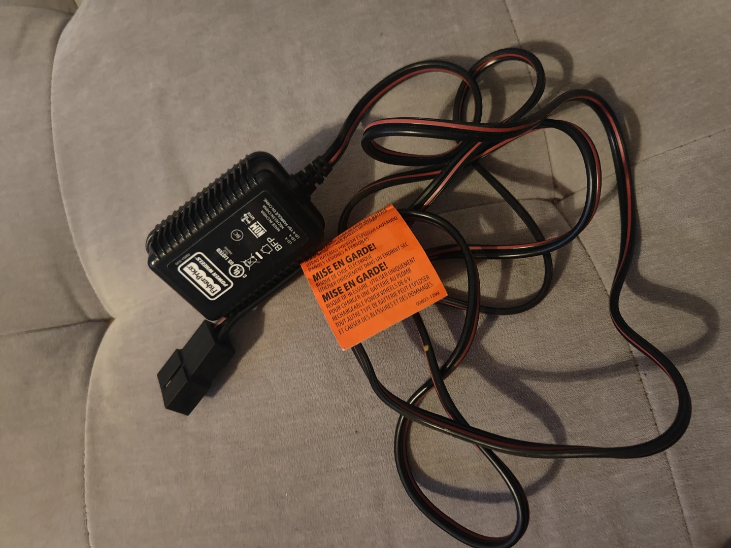 Fisher-Price Power Wheels 6V Battery Charger - photo 2