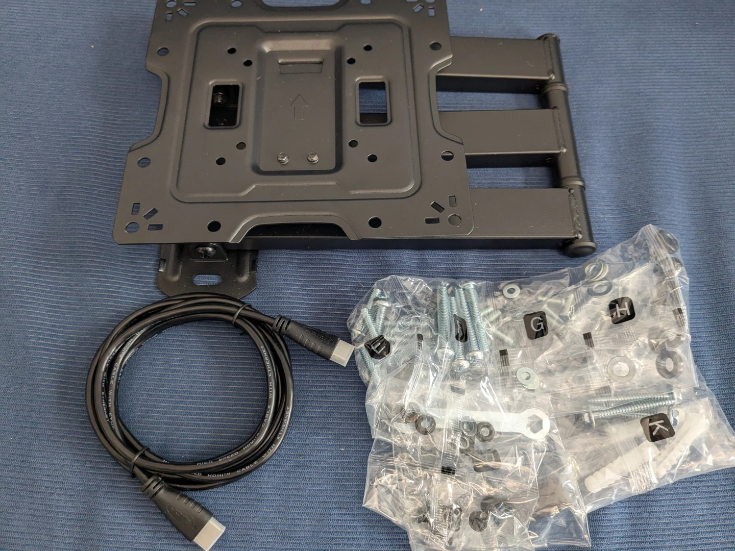 Full Motion TV Wall Mount Kit 32 " - 55" + HDMI Cable - photo 4